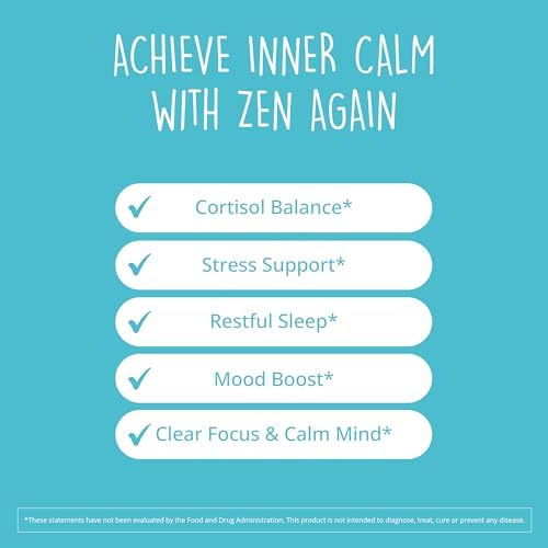 Happy Healthy Hippie PeriPeace Supplements for Women & Zen Again Cortisol Manager