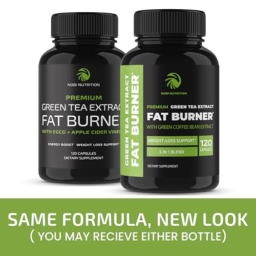Green Tea Weight Loss Pills with Green Coffee Bean Extract - Belly Fat Burner, Metabolism