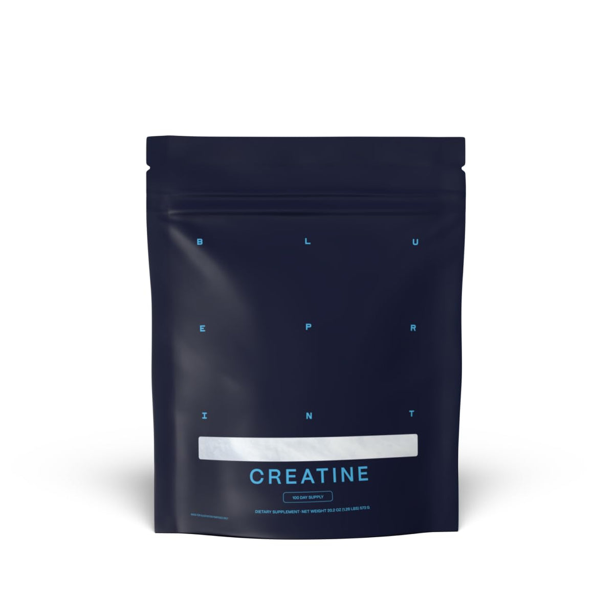 Blueprint Bryan Johnson Creatine Monohydrate Powder - Amino Acid Powder - Supplement Supports Muscle Growth, Recovery, Strength & Focus - Unflavored Creatine for Women & Men - 5g Dose - 100 Servings
