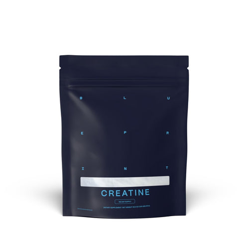 Blueprint Bryan Johnson Creatine Monohydrate Powder - Amino Acid Powder - Supplement Supports Muscle Growth, Recovery, Strength & Focus - Unflavored Creatine for Women & Men - 5g Dose - 100 Servings