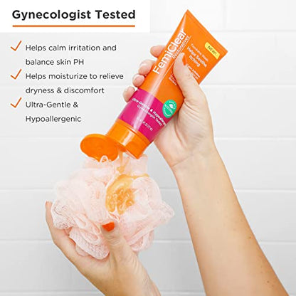 FemiClear Restoratives Soothing Feminine Wash - Feminine Care Wash for Itching & Irritated Skin