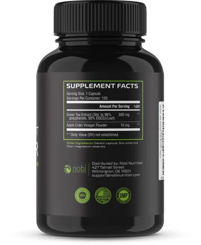 Green Tea Weight Loss Pills with Green Coffee Bean Extract - Belly Fat Burner, Metabolism