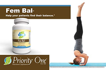 Priority One Vitamins Fem-Bal 90 Capsules - Supports a Healthy Female endocrine System