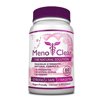 Menoclear Day + Night - Menopause Supplement Relieves Hot Flashes, Mood Swings