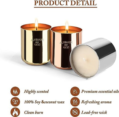 UCC Candles for Home Scented - Premium Aromatherapy Candles Gift Set for Women