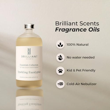 Brilliant Scents - Sparkling Eucalyptus - Luxury Home & Business Scent - Fragrance Oil - 500ml