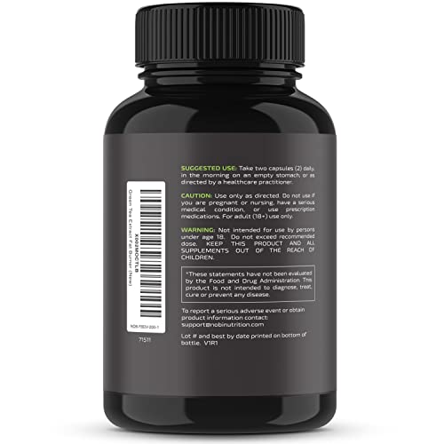 Green Tea Weight Loss Pills with Green Coffee Bean Extract - Belly Fat Burner, Metabolism