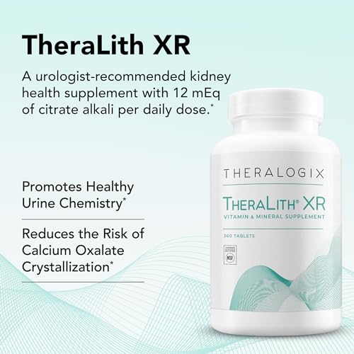 TheraLith XR Calcium Oxalate Reduction Supplement - Kidney & Urine Chemistry Health