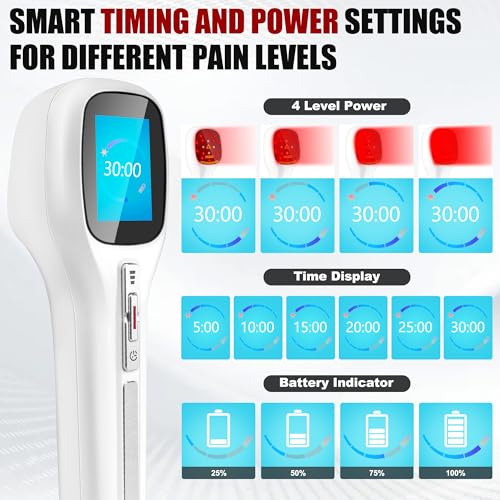 Body/Pet Red Light Device, Four Modes and Timing Settings