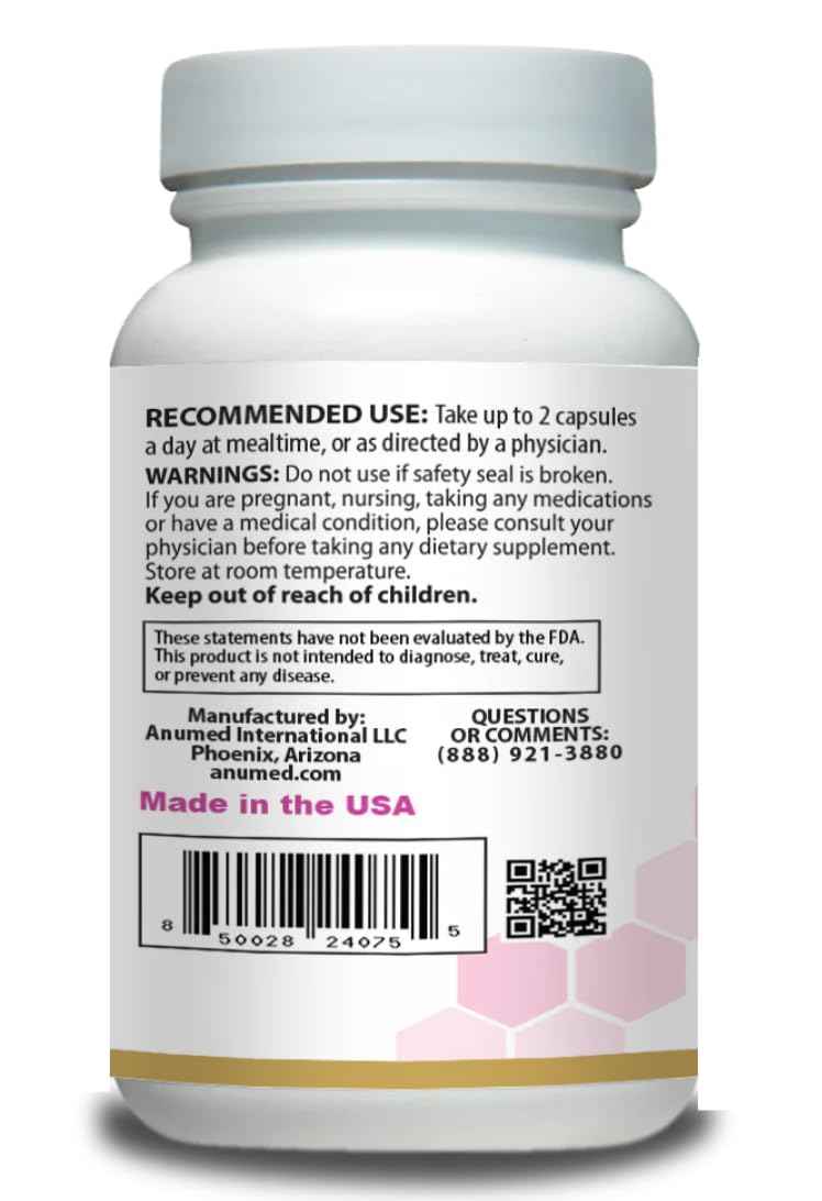 Women’s Multivitamin with Iron, Vitamin D3, Magnesium, B-Complex & Herbal Support - 60 Capsules - Energy, Hormone Balance, Heart Health - AnuMed