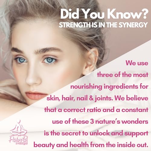 HYBRID HERBS - Plant Based Collagen Powder - Anti Aging Supplement for Skin, Wrinkles