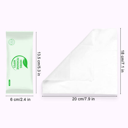 Hipruict Travel Feminine Hygiene Wipes,50 Count Intimate Wipes Feminine Care,Ph Balanced