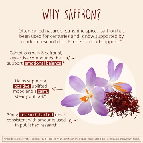 Happy Healthy Hippie Joy-Filled with Saffron Mood Support Supplement & Zen Again Cortisol Manager