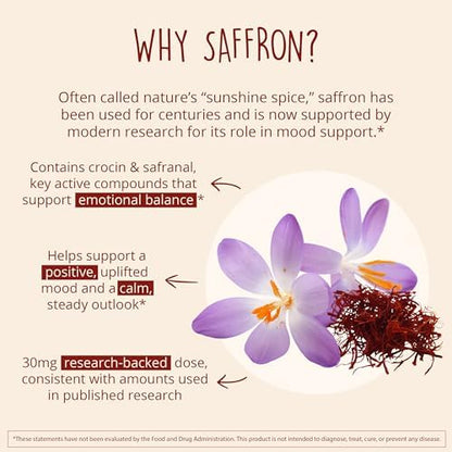 Happy Healthy Hippie Joy-Filled with Saffron Mood Support Supplement & Zen Again Cortisol Manager