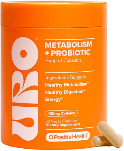 URO Metabolism + Probiotic for Energy & Gut with Chromium - 30-Day Supply