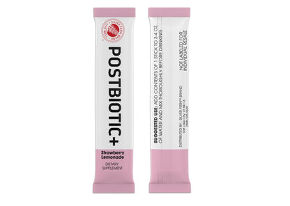 Silver Fern Brand Postbiotic+ Strawberry Lemonade Powder - Postbiotic Supplement with BIOMend, BetaVia, and Immuse - Supports The Digestive System