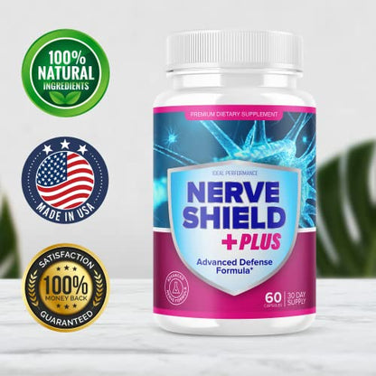 (3 Pack) Nerve Shield Plus Pills Original Supplement Advanced Nerve Formula