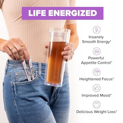 Zantrex SkinnyStix Energy Powder - Increase Energy, Heighten Focus, Boost Mood