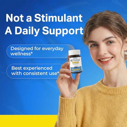 12 PPM H2 Hydrogen Tablets & Multi Enzyme Capsules with Probiotics - Daily Supplement Routine - 2 Items