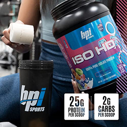 BPI Sports ISO HD - 100% Whey Protein Isolate Powder - Muscle Growth, Recovery