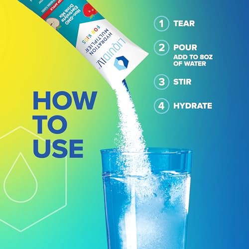 Liquid I.V. Hydration Multiplier Kids - Crisp Apple - Hydration Powder Packets - Electrolyte