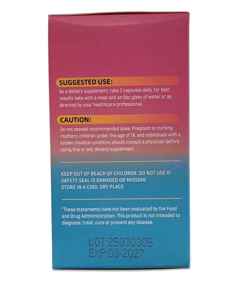 Collagen Peptides Types I, II, III, V & X, 64000 MCG, 14 in 1, Biotin, Keratin, Hyaluronic Acid, Magnesium, MSM, Grape Seed, Vitamin A C & E, Black Pepper, Quercetin, Folate, Zinc (90 Veggie Caps)