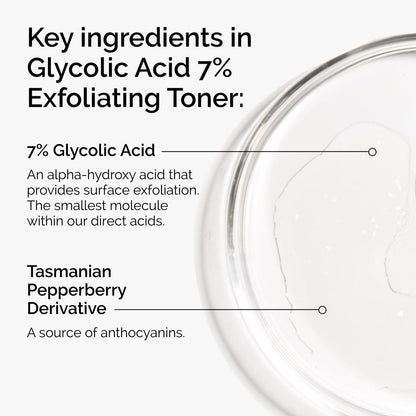 The Ordinary Glycolic Acid 7% Exfoliating Toner – Brightening & Smoothing Face Toner