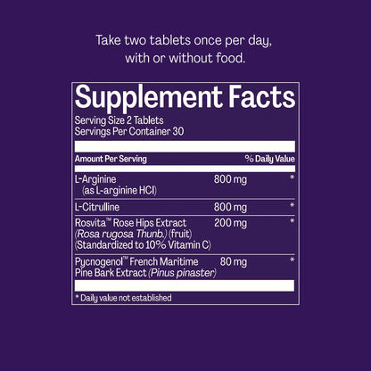 Bonafide Ristela - Hormone-Free, Drug-Free Support for Women’s Sexual Satisfaction - 1 Month Supply (60 Tablets)