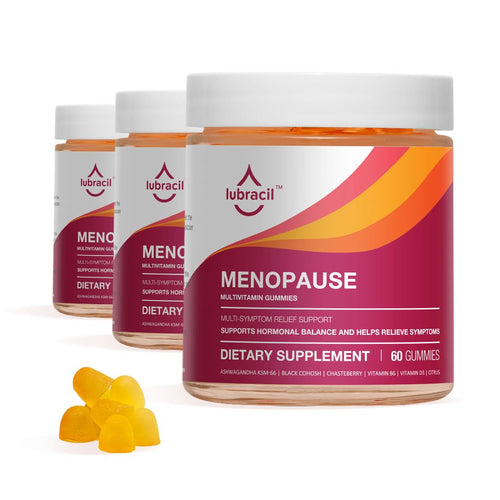 Lubracil - Menopause Gummies - Women's Natural Hormone-Free Daily Dietary Supplement