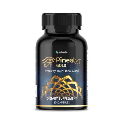 Pineal XT Gold Pineal Gland Supplement, Third Eye Awakening - Focus and Memory Supplement for Brain, 7 Powerful Ingredients Detox and Activate Your Pineal Gland, 30 Count, 1 Daily