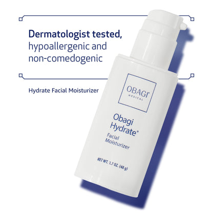 Obagi Professional-C 20% Vitamin C Serum & Hydrate Facial Moisturizer Bundle - Brightens Skin Tone