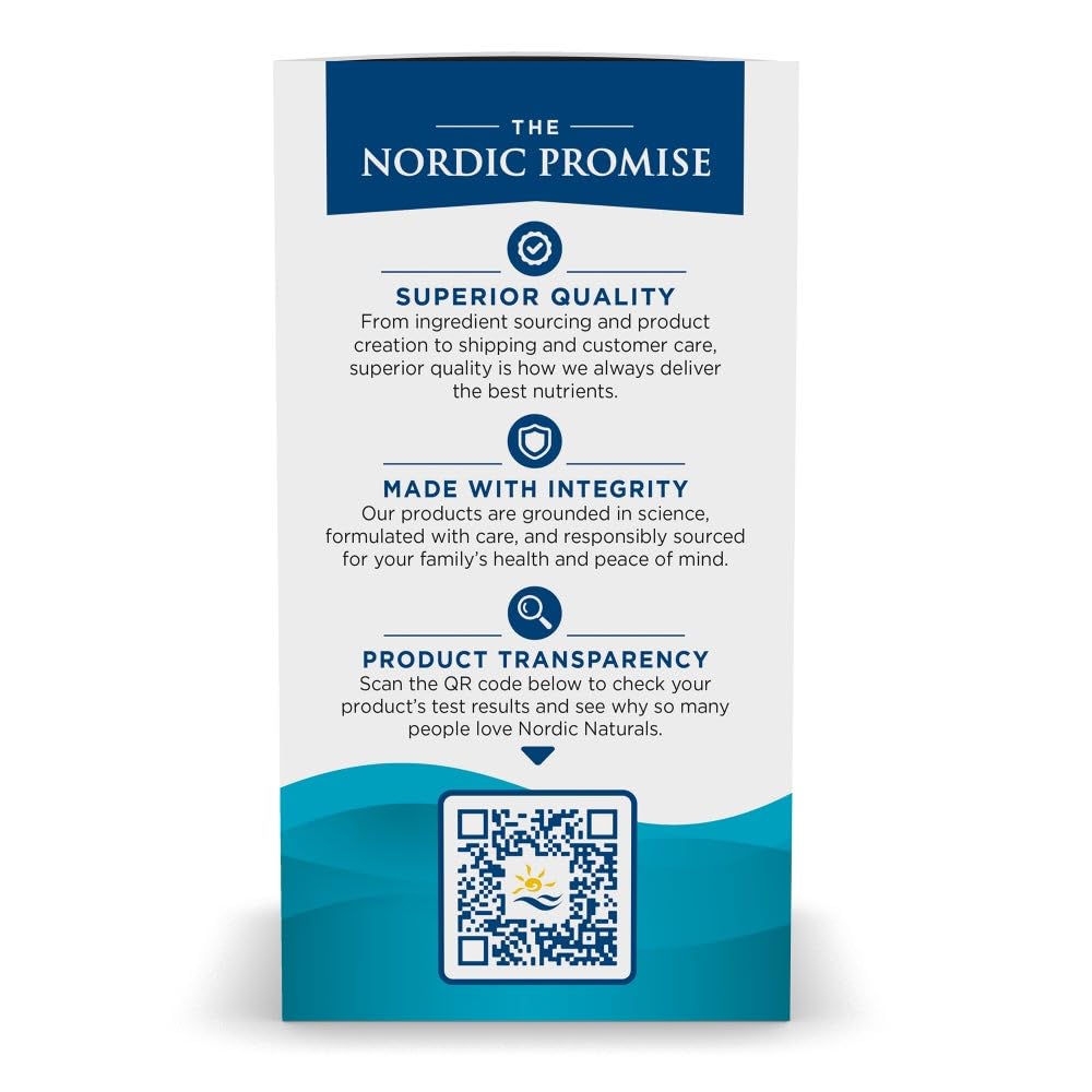 Nordic Naturals Ultimate Omega + CoQ10, Lemon Flavor - 120 Count - 1280mg Omega-3 + 100mg CoQ10 for heart health & cellular energy. Antioxidant. Non-GMO soft gels. 60 servings.