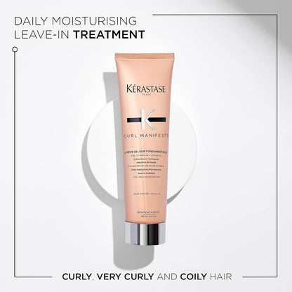 Kérastase Curl Manifesto Crème de Jour - Enhances Curls, 5.07 Fl Oz