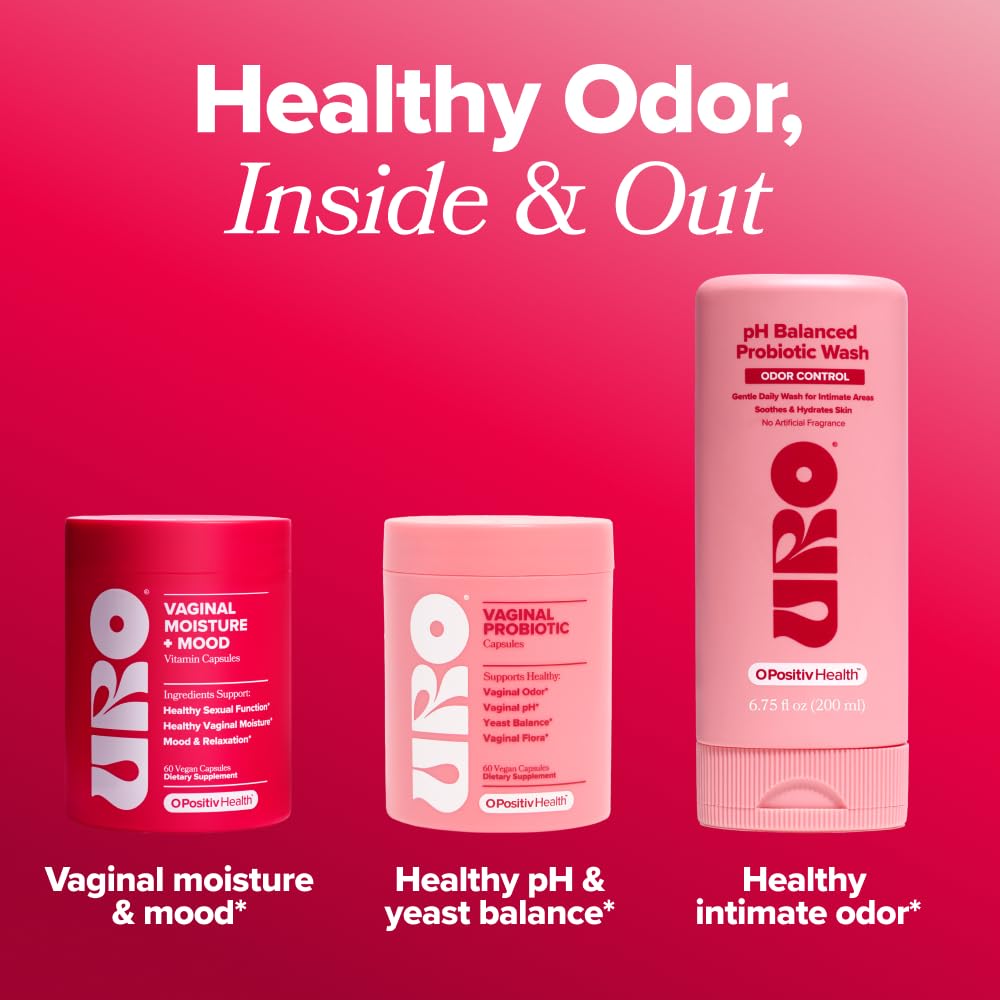 URO Vaginal Moisture & Mood with KSM-66 Ashwagandha - 30-Day Supply