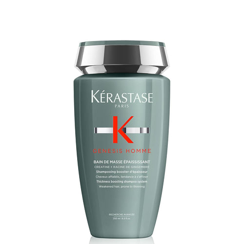 Kerastase Genesis Homme Bain De Masse Shampoo - For Men, 8.5 Fl Oz
