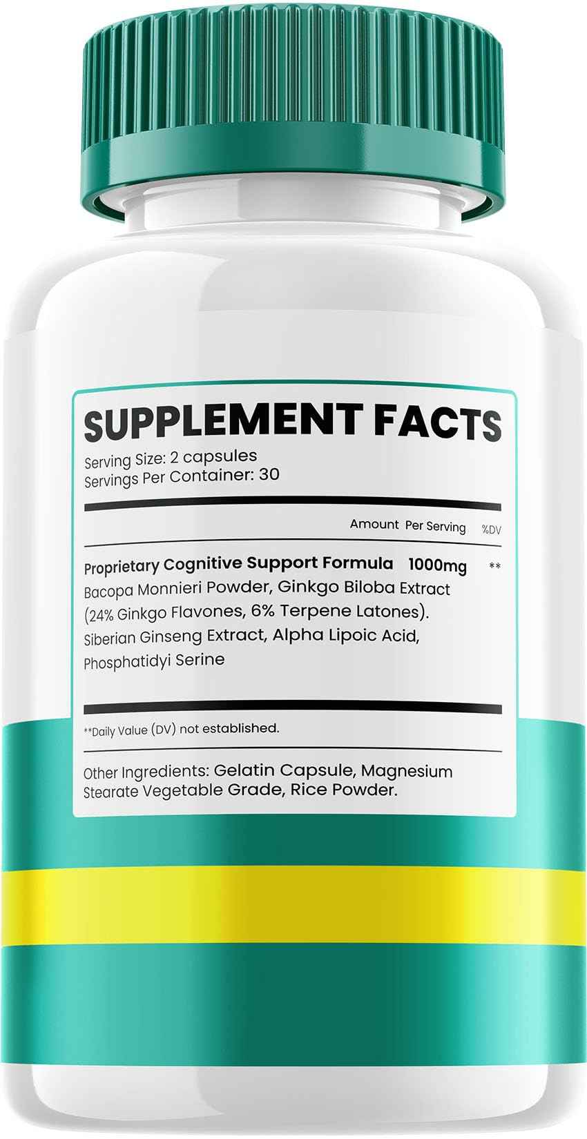 Neuro Defender Supplement Capsules - NeuroDefender Natural Blend Formula Focus Memory Support and Reviews (1 Pack - 60 Capsules)