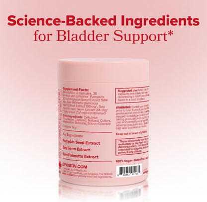 URO Bladder Control Supplement for Urgency & Frequency - 30-Day Supply