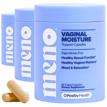 MENO Vaginal Moisture - Hormone-Free Capsules with Maca Root– 30-Day Supply