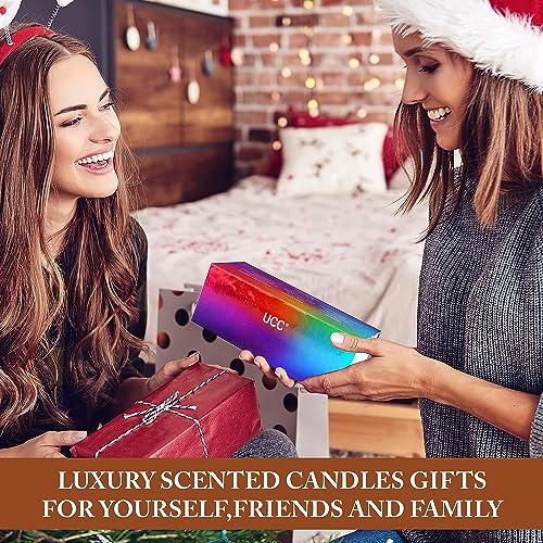 UCC Candles for Home Scented - Premium Aromatherapy Candles Gift Set for Women