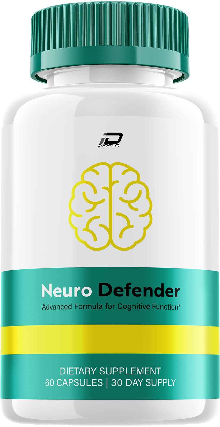 Neuro Defender Supplement Capsules - NeuroDefender Natural Blend Formula Focus Memory Support and Reviews (1 Pack - 60 Capsules)