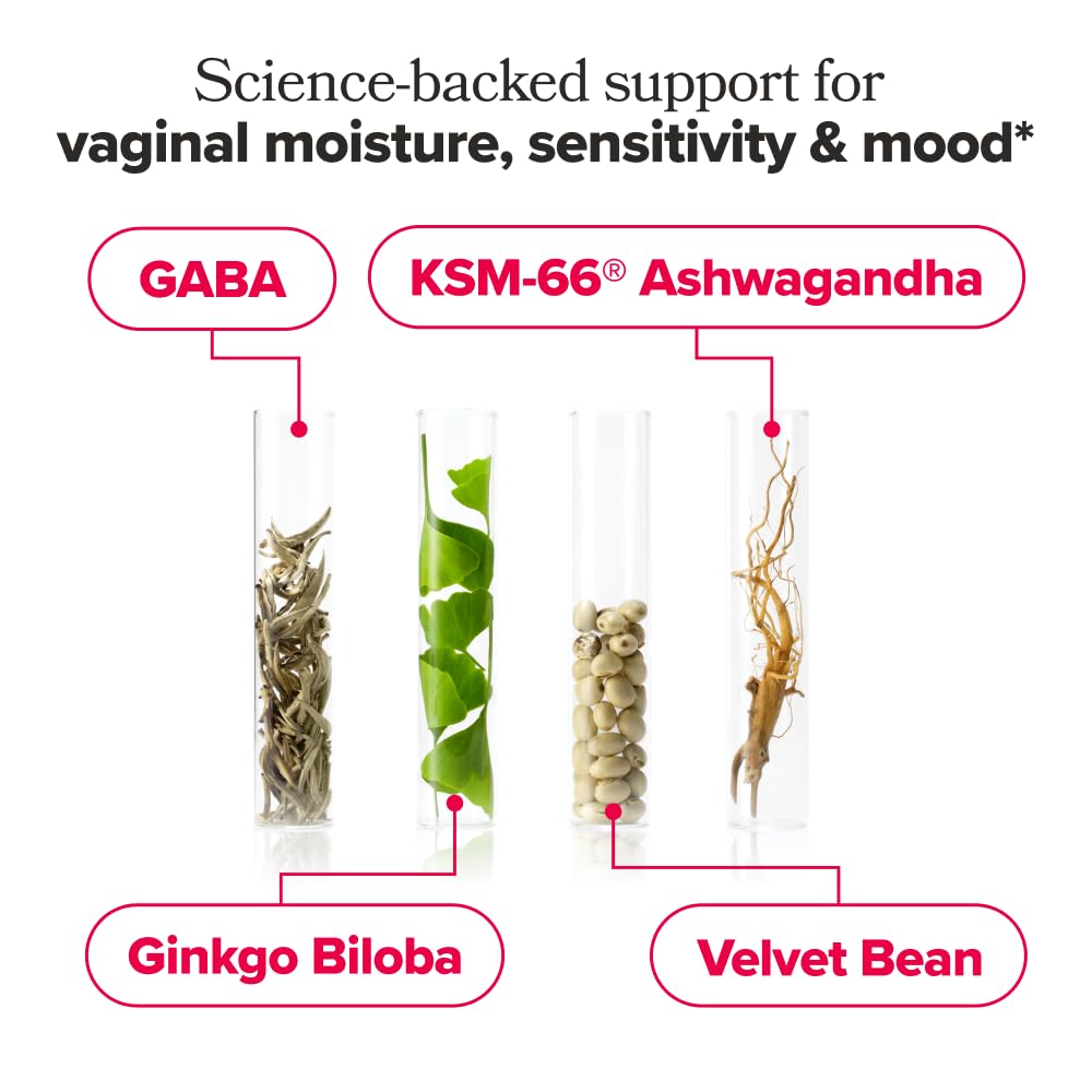 URO Vaginal Moisture & Mood with KSM-66 Ashwagandha - 30-Day Supply
