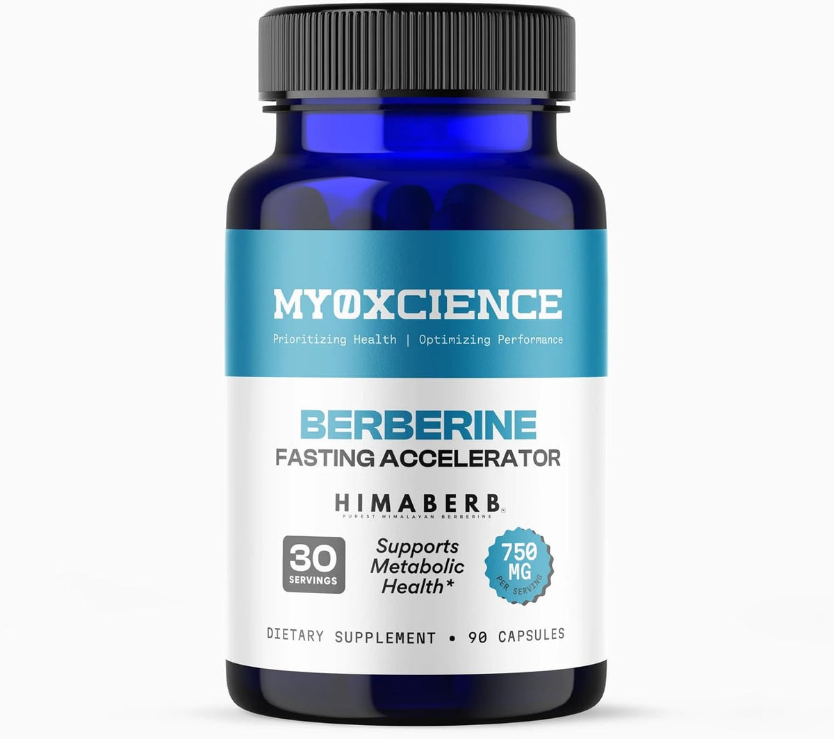 MYOXCIENCE Berberine Fasting Accelerator - Himaberb Berberine HCL with ALA (Alpha Lipoic Acid) and Biotin (90 Capsules)