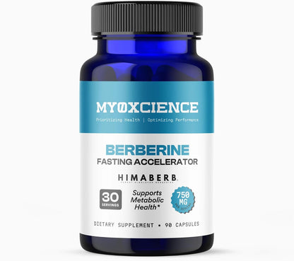 MYOXCIENCE Berberine Fasting Accelerator - Himaberb Berberine HCL with ALA (Alpha Lipoic Acid) and Biotin (90 Capsules)
