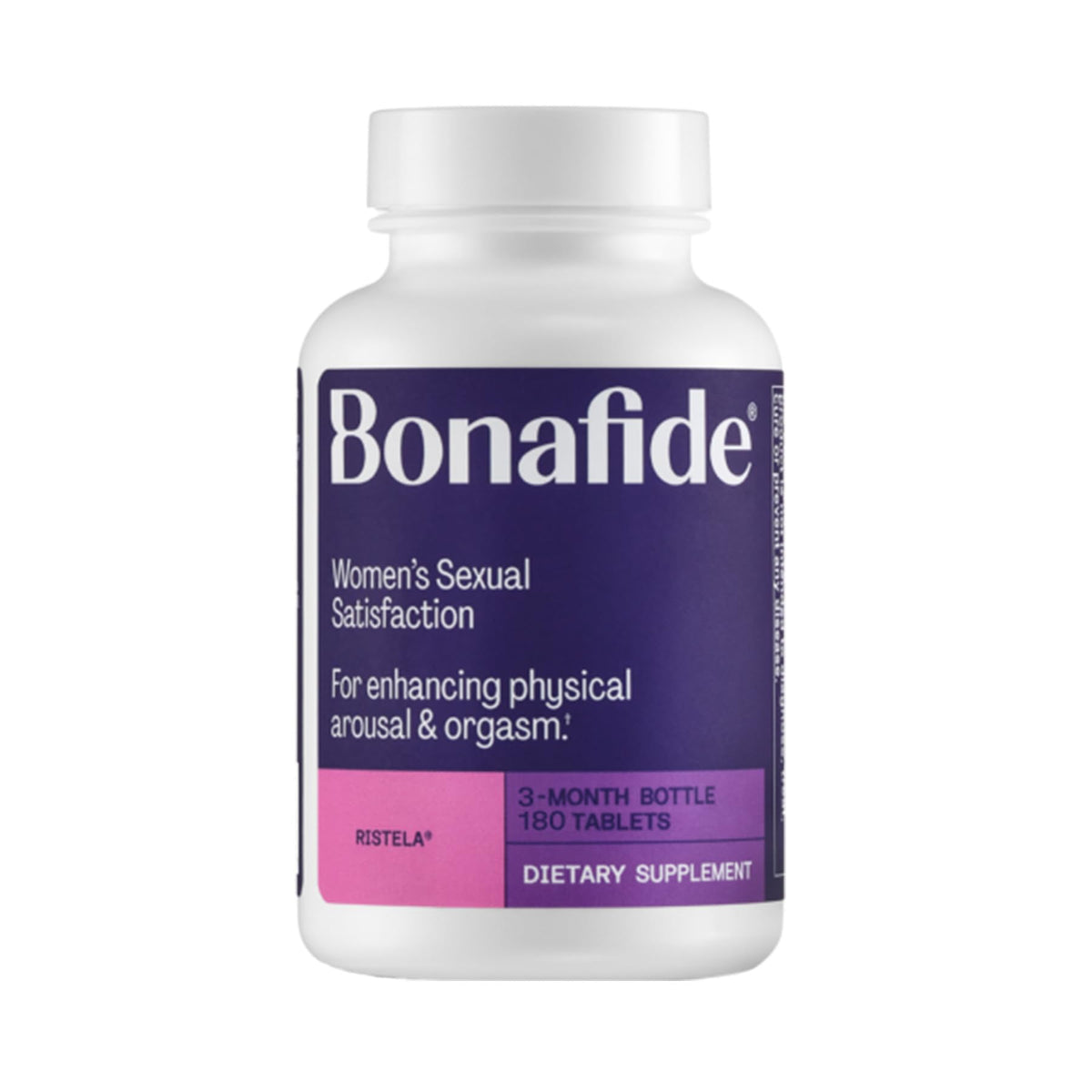 Bonafide Ristela - Hormone-Free, Drug-Free Support for Women’s Sexual Satisfaction - 1 Month Supply (60 Tablets)