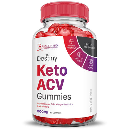 (10 Pack) Destiny Keto ACV Gummies Advanced Formula 1000MG Destiny Keto Gummies