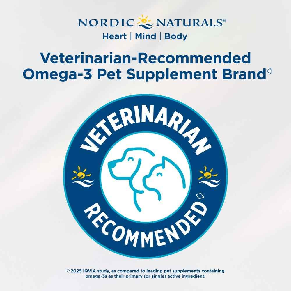 Nordic Naturals Pet Digestive Support with Probiotics, Pork Bone Broth Flavor - 30 Soft Chews - Nutritional Supplement for a Healthy Digestive System and GI Support - 30 Non-GMO Chews