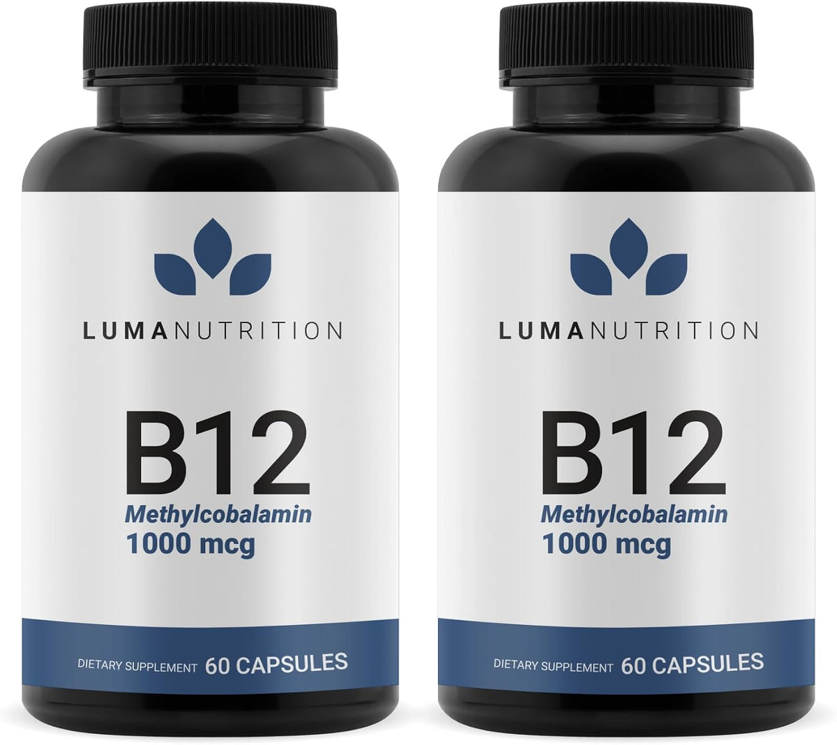 Luma Nutrition Vitamin B12 Methylcobalamin 1000 mcg – Energy & Nervous System Support, 60 Capsules