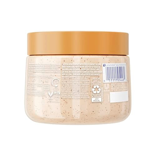 Dove Vanilla Sugar & Shea Butter Body Scrub Exfoliates and Deeply Nourishes for Smooth, Radiant Skin 15 oz