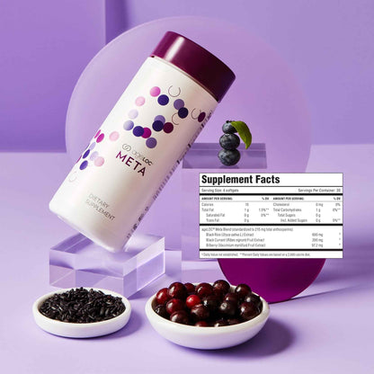 Nu Skin ageLOC Meta - Premium Dietary Supplement - Advanced Soft Gel Capsules Promoting Metabolic Health, Immune Support, Antioxidant Defense, and Improved Gut Health