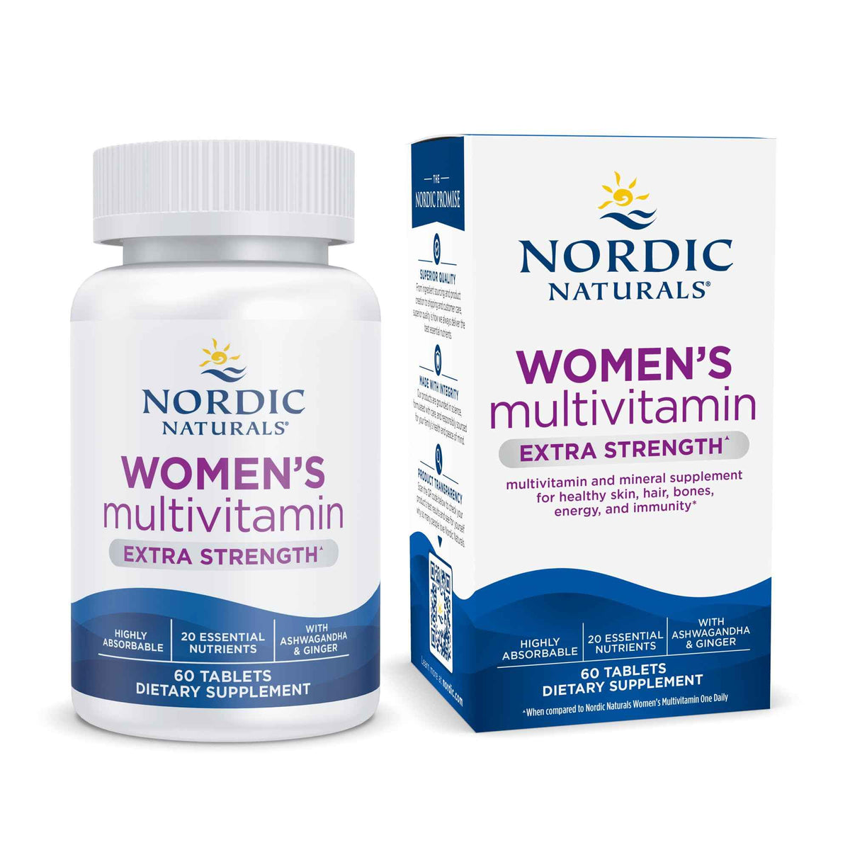 Nordic Naturals Starter Pack - Women's Multivitamin Extra Strength, Ultimate Omega